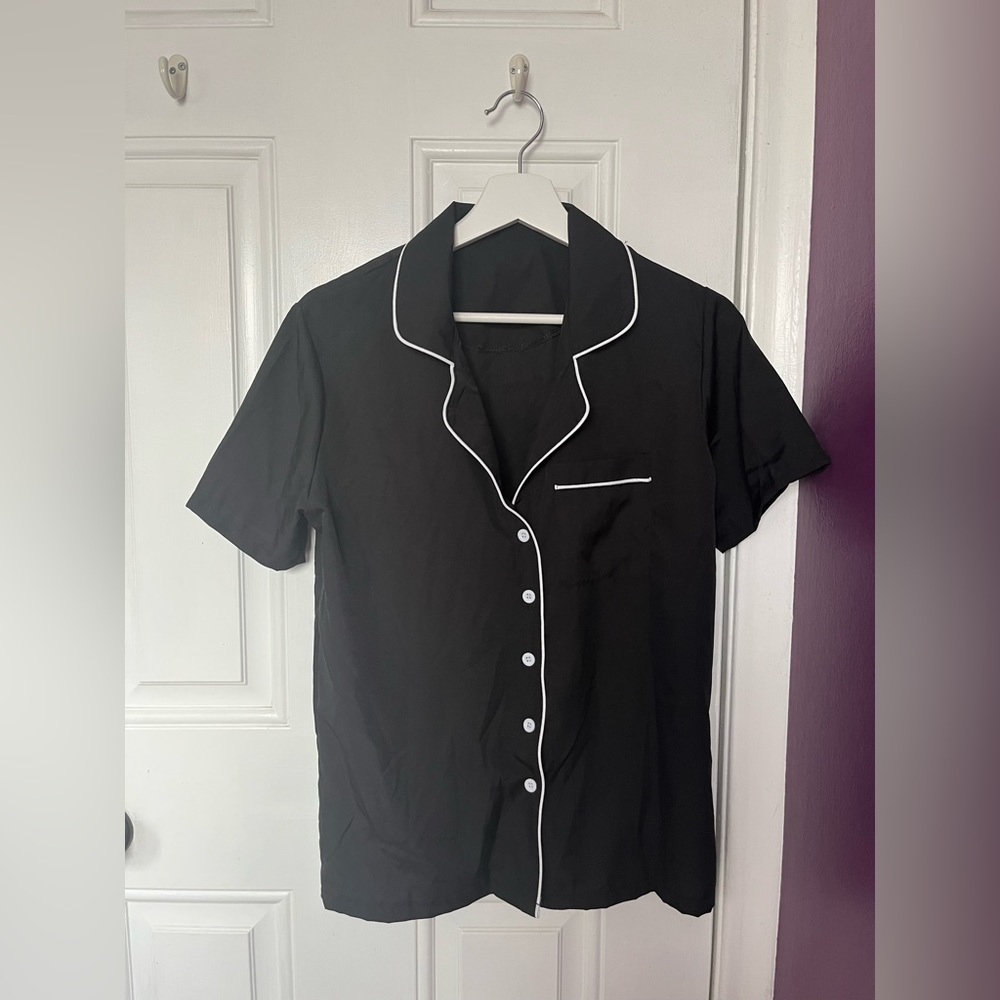 Amazon Black Silky Sleep Set